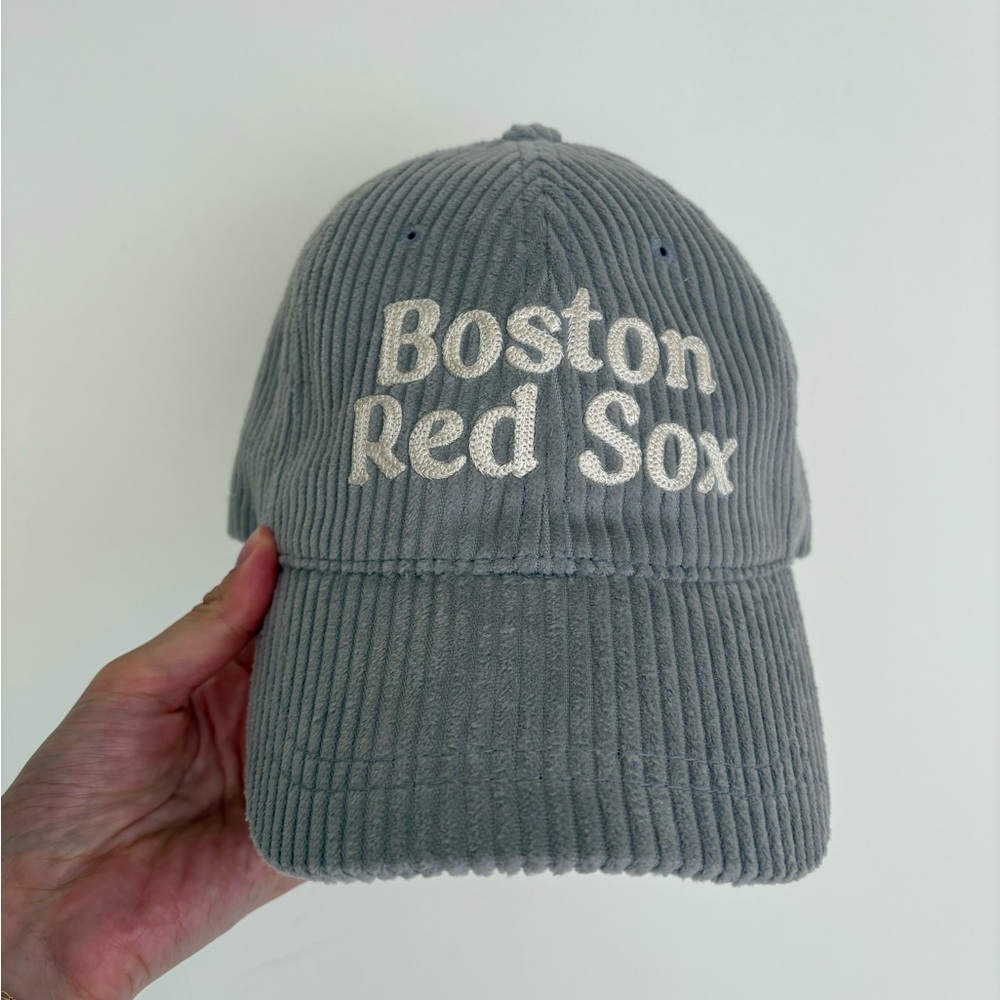 MLB Boston Red Sox Gray Corduroy Hat